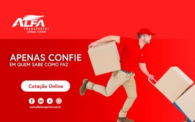 Cotação online Transporte Fracionado de Cargas Alfa Transportes