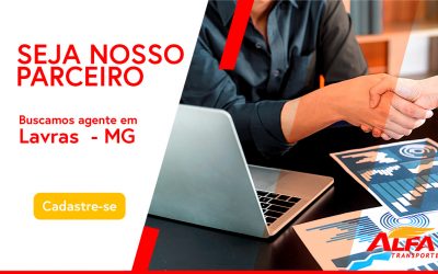 Buscamos agente para Lavras  – MG