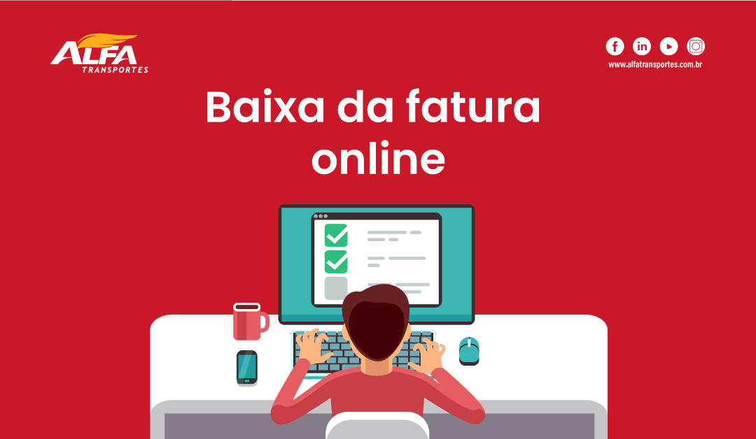 Baixe sua fatura online