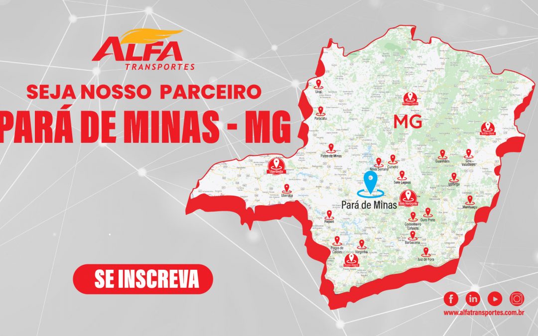 Seja Nosso Parceiro em Pará de Minas – MG