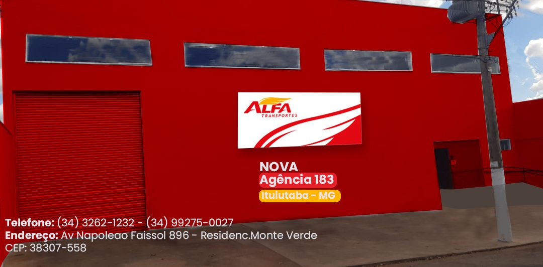 Nova Unidade 183 Ituiutaba – MG