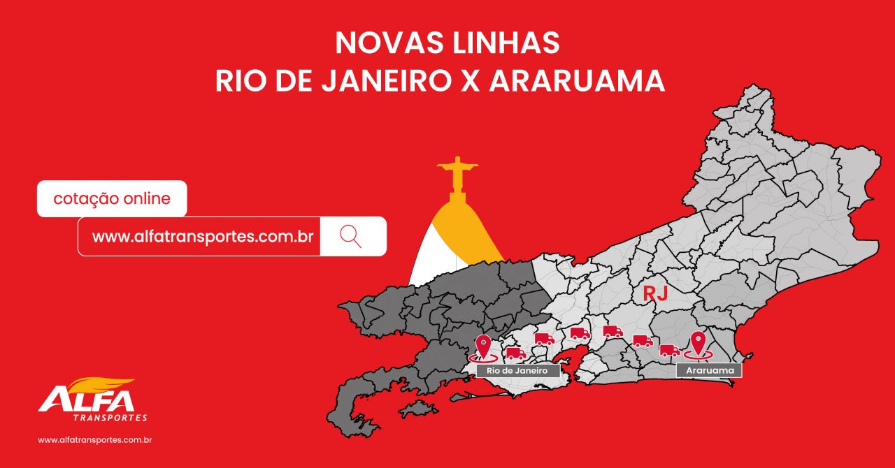 Novas linhas Rio de Janeiro X Araruama | Notícias Alfa Transportes