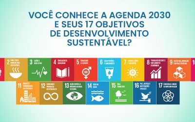 Você conhece a agenda 2030 e seus 17 objetivos de desenvolvimento sustentável?