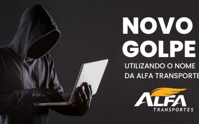 Novo golpe, utilizando o nome da Alfa transportes.