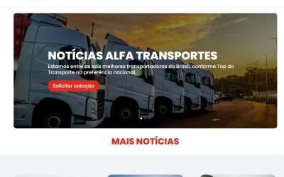 Confira as novas ferramentas do Blog da Alfa Transportes!